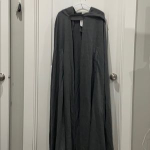 Grey cloak/cape hooded